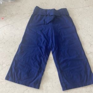 Janie and Jack cotton wide legged pants